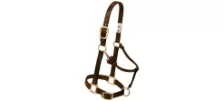 Weaver Original Adjustable 1" Chin & Throat Halter 28 Weaver Original Adjustable 1" Chin & Throat Halter -Equestrian Supplies Store 357035 brown