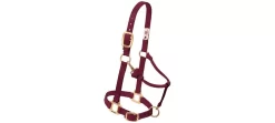 Weaver Original Adjustable 1" Chin & Throat Halter 36 Weaver Original Adjustable 1" Chin & Throat Halter -Equestrian Supplies Store 357035 burgundy