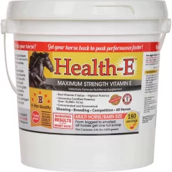 Equine Medical Health-E Maximum Strength Vitamin E Horse Supplement -Equestrian Supplies Store 4 234815 180day