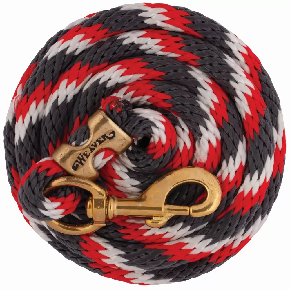 Weaver Poly Lead Rope With Brass Snap 13 Weaver Poly Lead Rope With Brass Snap - Image 11