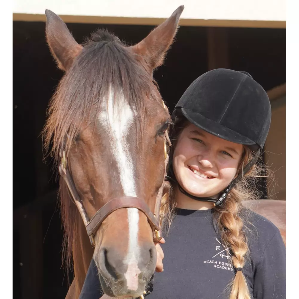 IRH Medalist Velveteen Riding Helmet 4 IRH Medalist Velveteen Riding Helmet - Image 2