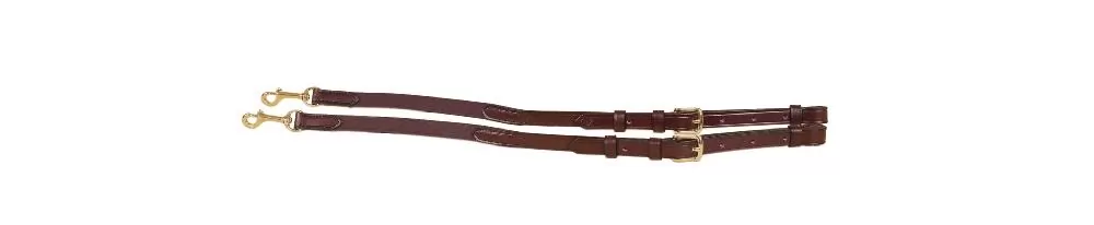 Tory Leather Bridle Leather & Elastic Side Reins 4 Tory Leather Bridle Leather & Elastic Side Reins - Image 2