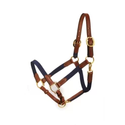 Tory Leather Leather & Cotton Web Halter -Equestrian Supplies Store 5 170567 d