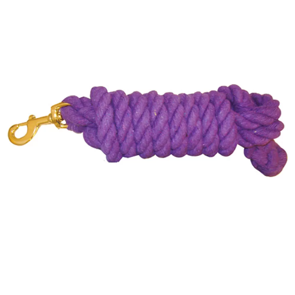 Cotton Lead Rope With Brass Snap 8 Cotton Lead Rope With Brass Snap - Image 6