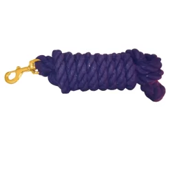 Cotton Lead Rope With Brass Snap 16 Cotton Lead Rope With Brass Snap -Equestrian Supplies Store 5 188672