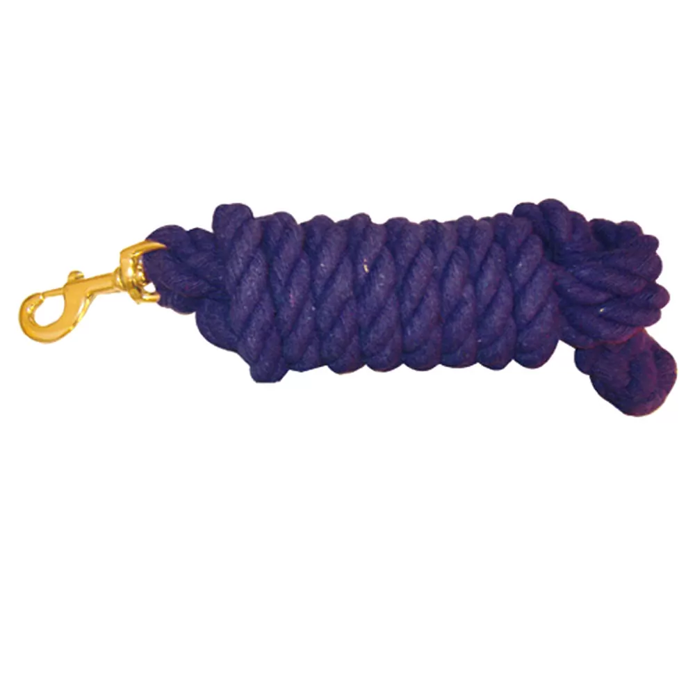 Cotton Lead Rope With Brass Snap 9 Cotton Lead Rope With Brass Snap - Image 7