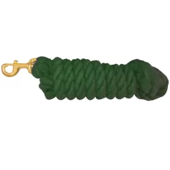 Cotton Lead Rope With Brass Snap 17 Cotton Lead Rope With Brass Snap -Equestrian Supplies Store 5 188673