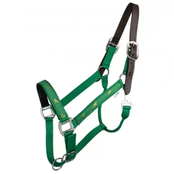 Gatsby Nylon Breakaway Halter With Horse Overlay & Snap 22 Gatsby Nylon Breakaway Halter With Horse Overlay & Snap -Equestrian Supplies Store 5 281306rev