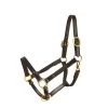 Tory Leather 1" Nylon Halter - Leather Tabs -Equestrian Supplies Store 5 449326