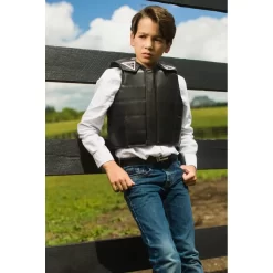 Phoenix Youth Pro-Max Jr. Leather Protective Rodeo Vest 8 Phoenix Youth Pro-Max Jr. Leather Protective Rodeo Vest -Equestrian Supplies Store 5 578400 c