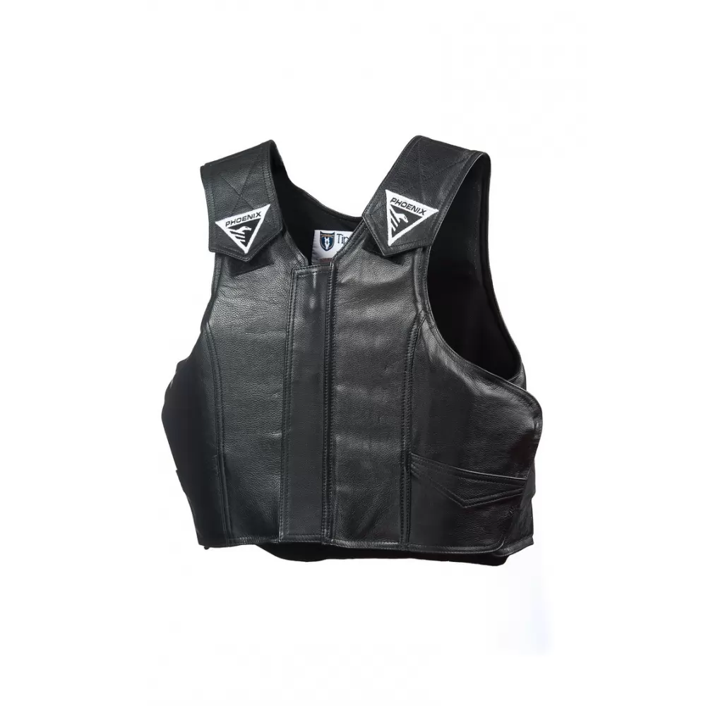 Phoenix Youth Pro-Max Jr. Leather Protective Rodeo Vest 2 Phoenix Youth Pro-Max Jr. Leather Protective Rodeo Vest