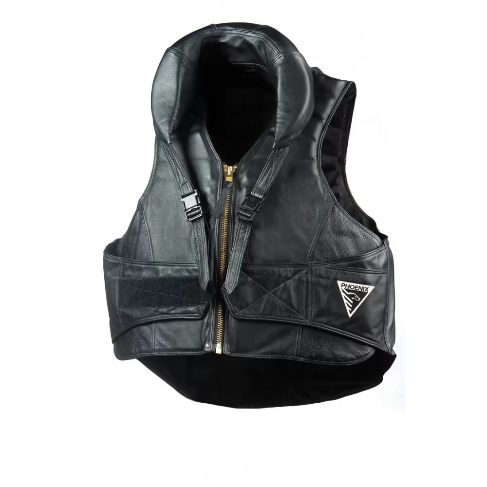 Phoenix Finalist Leather Protective Rodeo Vest 4 Phoenix Finalist Leather Protective Rodeo Vest - Image 2