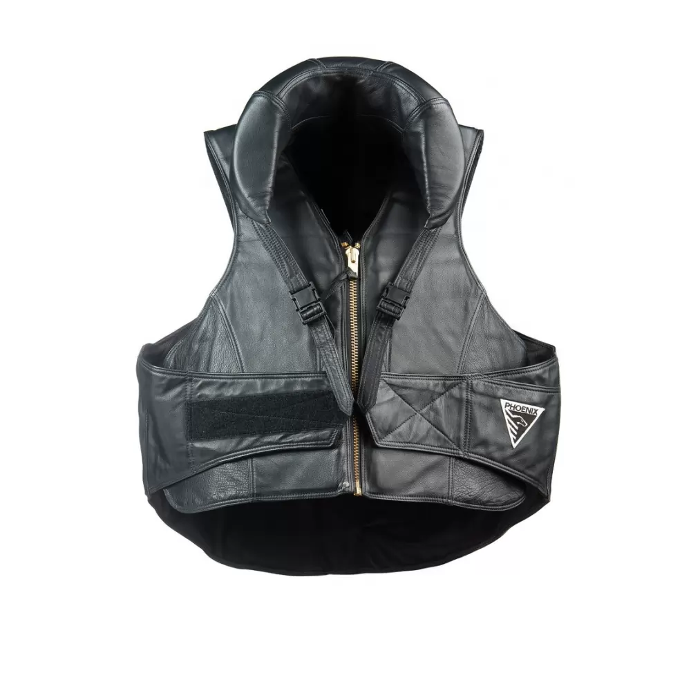 Phoenix Finalist Leather Protective Rodeo Vest 3 Phoenix Finalist Leather Protective Rodeo Vest