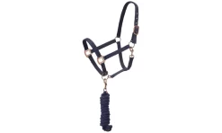 Tough-1 Neoprene Padded Halter With Antique Hardware Lead Set -Equestrian Supplies Store 5 630571