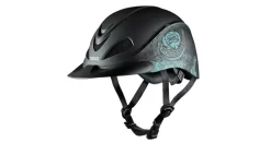 Troxel Rose Western Rebel Helmet - Black/Pink -Equestrian Supplies Store 5 645361