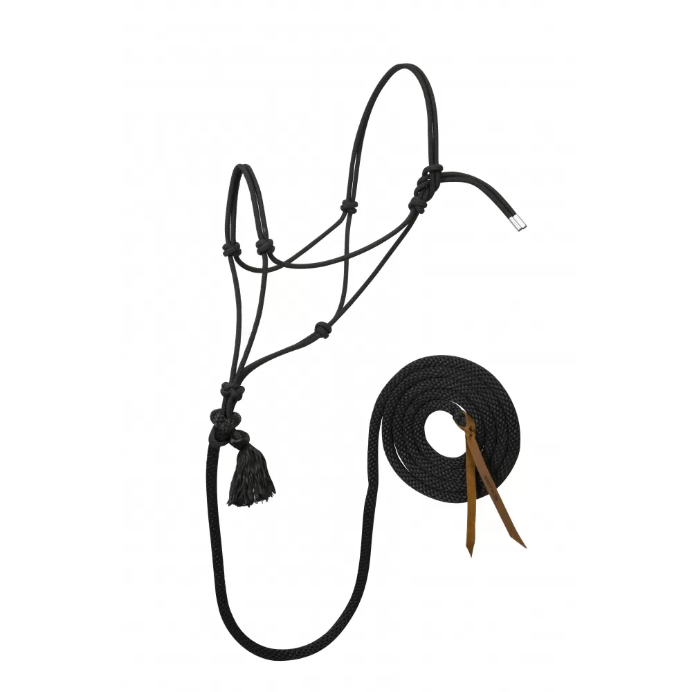 Weaver Silvertip #95 Rope Halter With 12' Lead 3 Weaver Silvertip #95 Rope Halter With 12' Lead