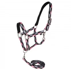 Gatsby Terra Fleece Padded Nylon Halter With Matching Lead 9 Gatsby Terra Fleece Padded Nylon Halter With Matching Lead -Equestrian Supplies Store 5 650137rev