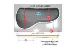 Cavallo English Wedge Saddle Pad