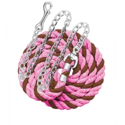 Perri's Neon Colored Cotton Lead With Chain - 1/2"