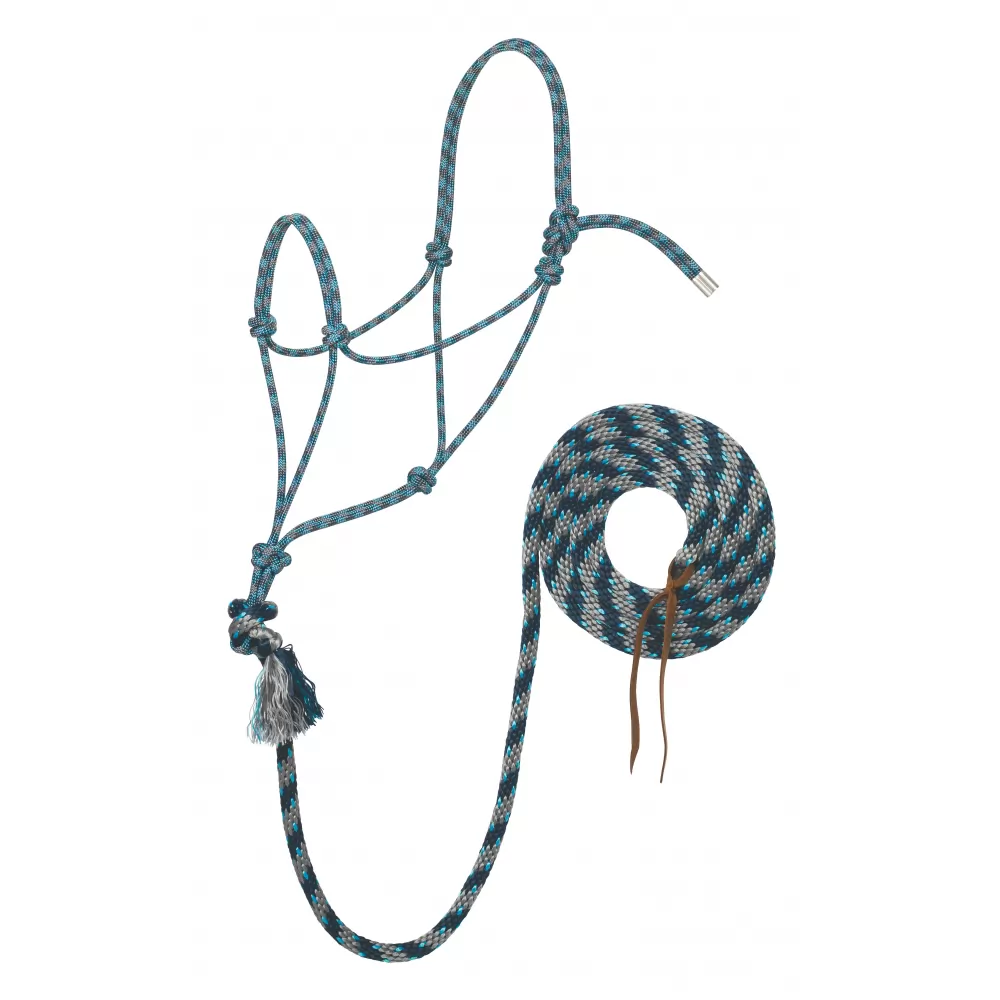 Weaver Silvertip #95 Rope Halter With 12' Lead 6 Weaver Silvertip #95 Rope Halter With 12' Lead - Image 4