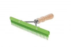 Weaver Livestock Fluffer Comb With Wood Handle And Replaceable Plastic Blade -Equestrian Supplies Store 5 853590 lime