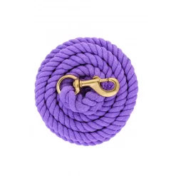 Weaver Solid Colored Cotton Lead Rope -Equestrian Supplies Store 5 875839 lav