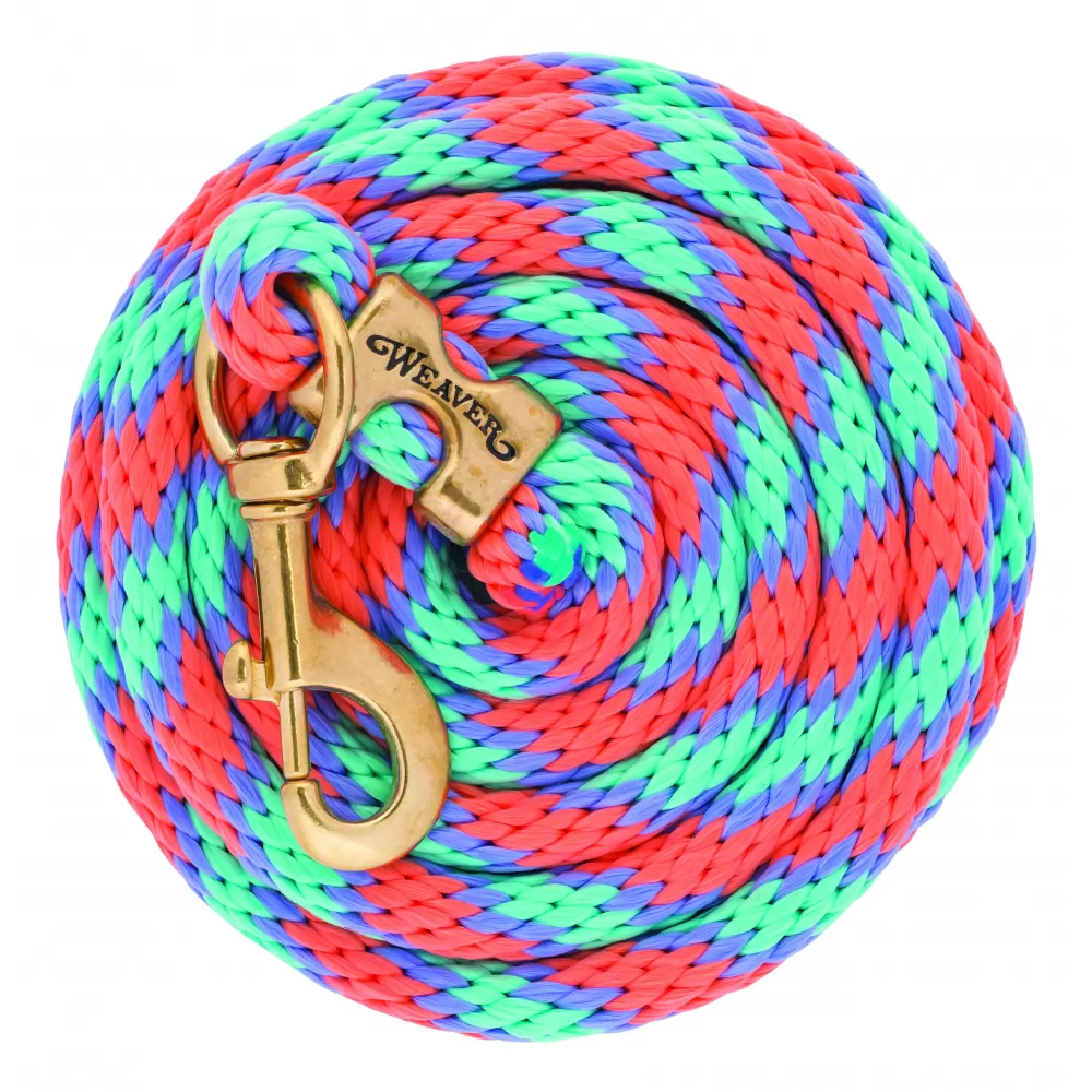 Weaver Poly Lead Rope With Brass Snap 9 Weaver Poly Lead Rope With Brass Snap - Image 7