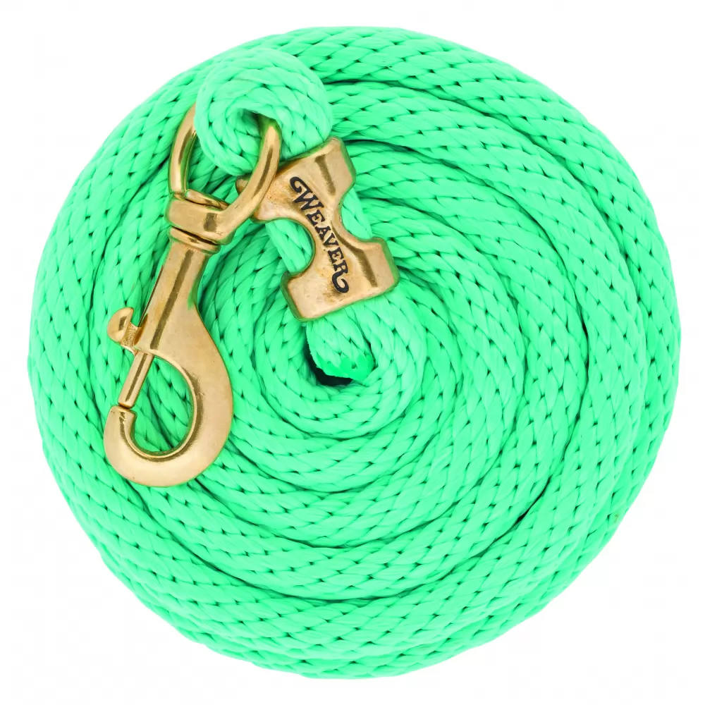 Weaver Poly Lead Rope With Brass Snap 10 Weaver Poly Lead Rope With Brass Snap - Image 8