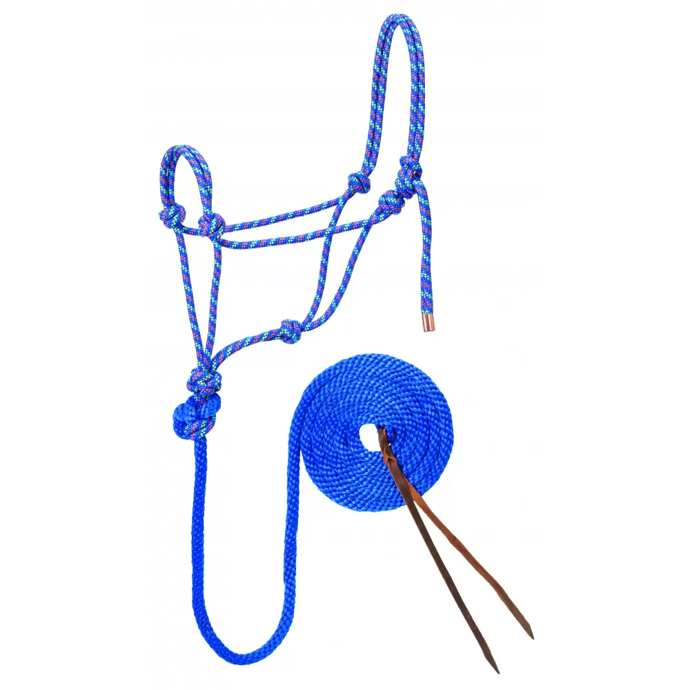 Weaver Leather Diamond Braid Rope Halter & Lead 4 Weaver Leather Diamond Braid Rope Halter & Lead - Image 2