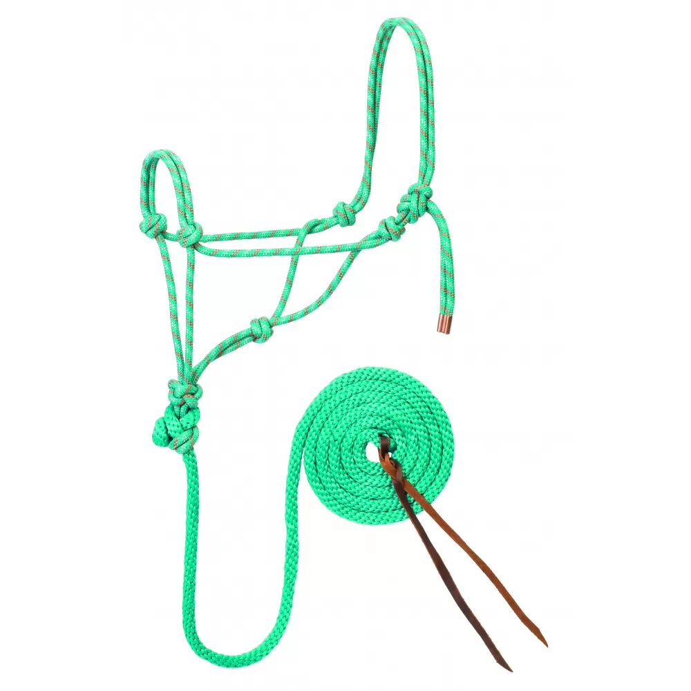 Weaver Leather Diamond Braid Rope Halter & Lead 6 Weaver Leather Diamond Braid Rope Halter & Lead - Image 4