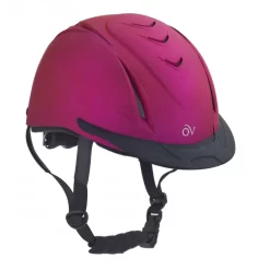 Ovation Metallic Schooler Helmet -Equestrian Supplies Store 5 962963 fuchsia
