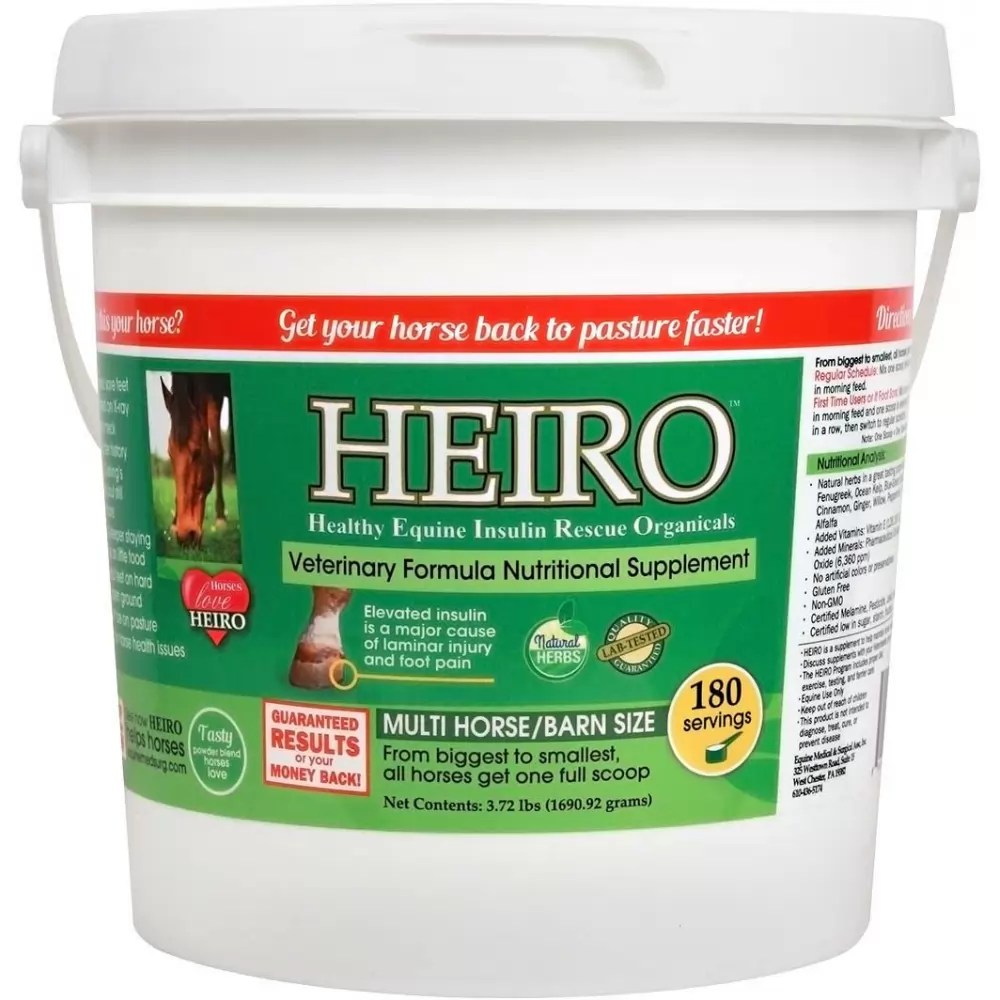 Equine Medical HEIRO For Horses - Healthy Equine Insulin Rescue Organicals 6 Equine Medical HEIRO For Horses - Healthy Equine Insulin Rescue Organicals - Image 4
