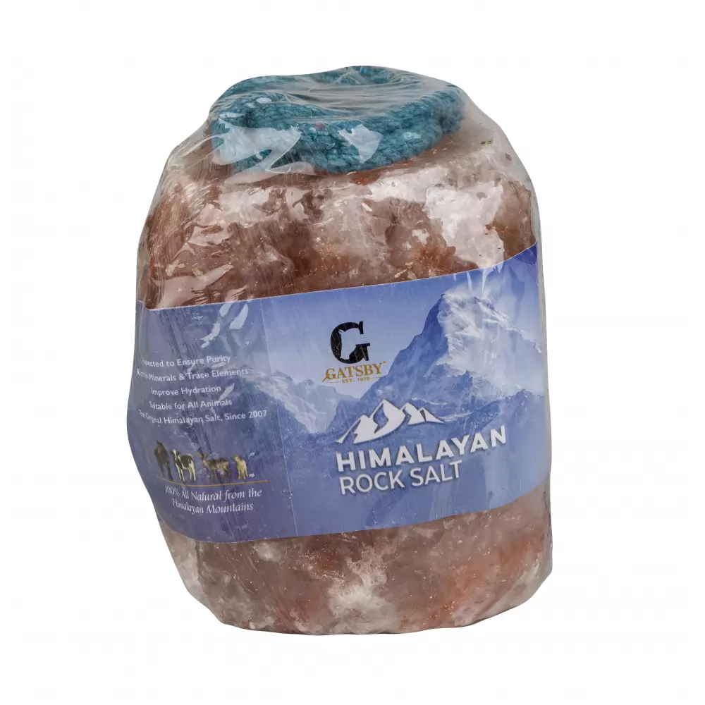 Gatsby 100% Natural Himalayan 7lb Rock Salt With 40" Rope 3 Gatsby 100% Natural Himalayan 7lb Rock Salt With 40" Rope
