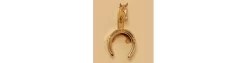 Horse Fare Horsehead With Horseshoe Bridle Holder 8 Horse Fare Horsehead With Horseshoe Bridle Holder -Equestrian Supplies Store hf00031 brass