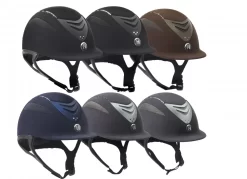 One K Defender Helmet - Suede, Swarovski Stones