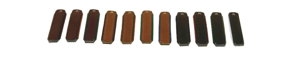 Tory Leather 1" Padded Halter With Brass Hardware 4 Tory Leather 1" Padded Halter With Brass Hardware - Image 2