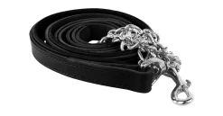 Perris Soft Padded Leather Lead With Custom Nameplate 16 Perris Soft Padded Leather Lead With Custom Nameplate -Equestrian Supplies Store perris 455c black
